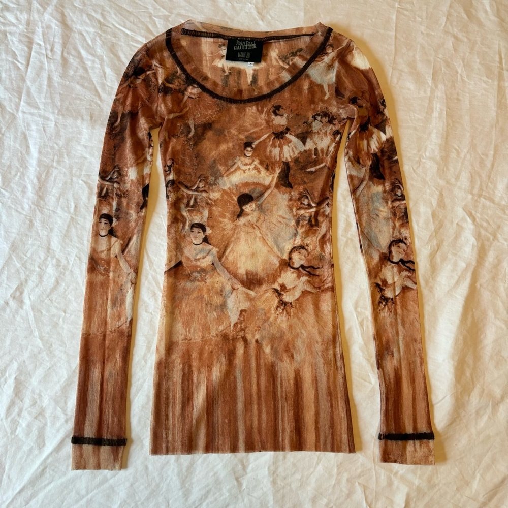 Jean Paul Gaultier rare ballerinas top - Picture 2 of 5